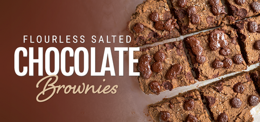Flourless Salted Chocolate Brownies