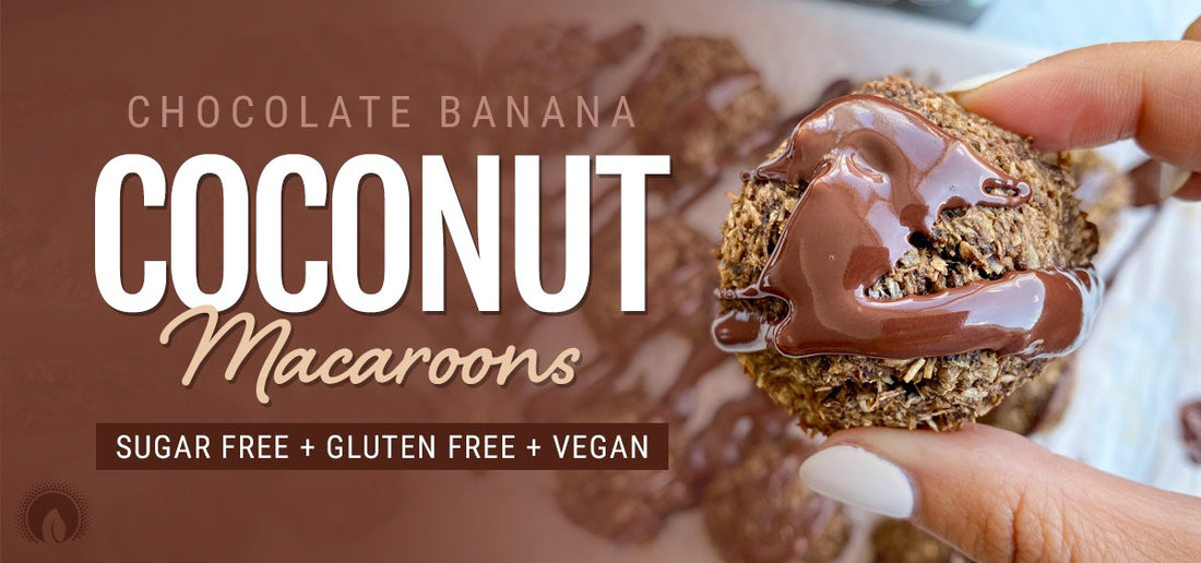 Chocolate Banana Coconut Macaroons