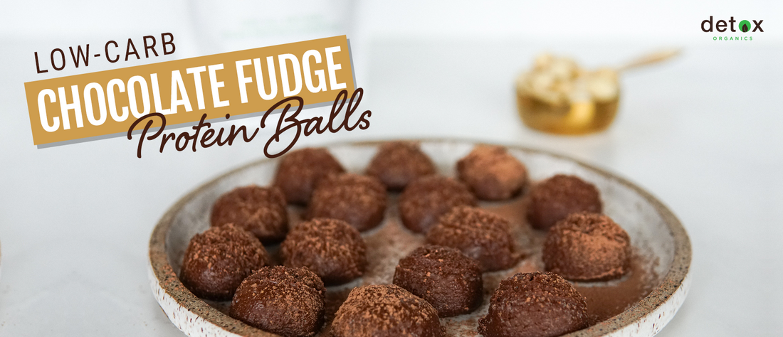 Low-Carb Chocolate Fudge Protein Balls Image